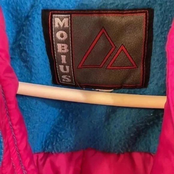 EUC Mobius Vintage 1990s Full Body Ski Suit- Youth Size 6 /8- Blue - Picture 4 of 6